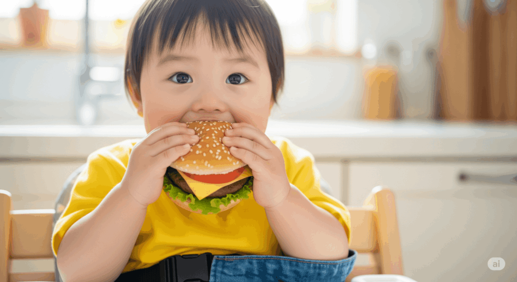2歳でハッピーセットは完食できるのか