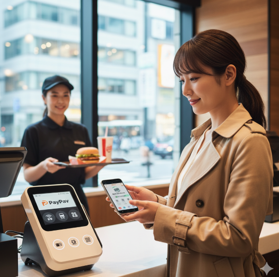 そもそもバーガーキングでキャッシュレス決済はできますか？