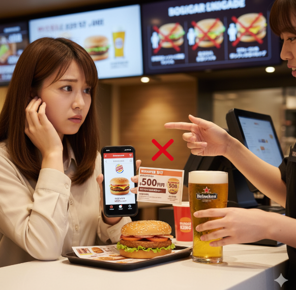 セットをビールに変更する際の注意点