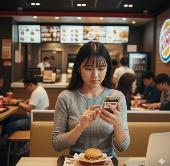 バーガーキング モバイルオーダー できない原因
