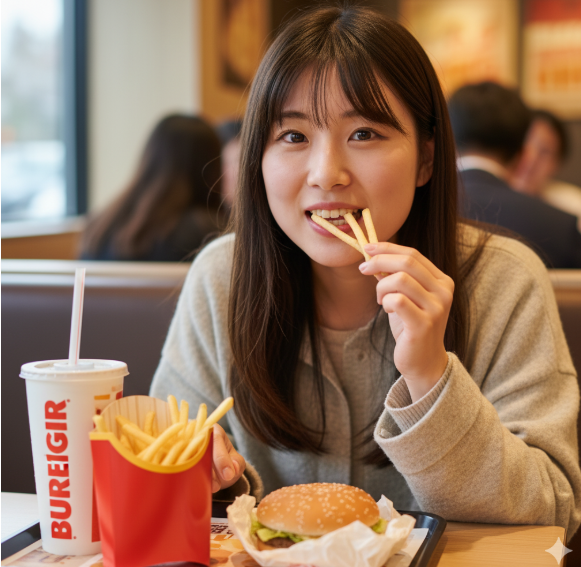 バーガー キング セット ポテト サイズ