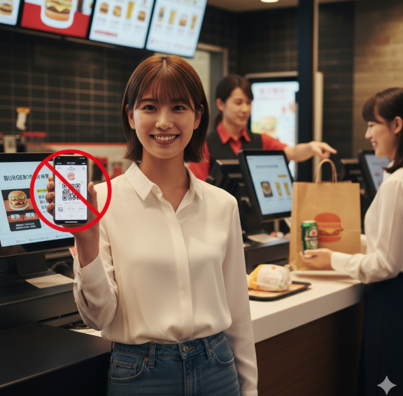 バーガーキングの持ち帰りのやり方