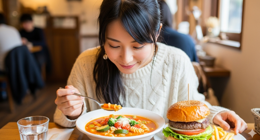 野菜も摂れるミネストローネ