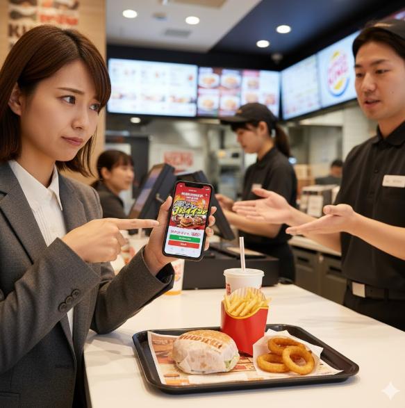 バーガー キング セット サイド 変更 クーポン利用