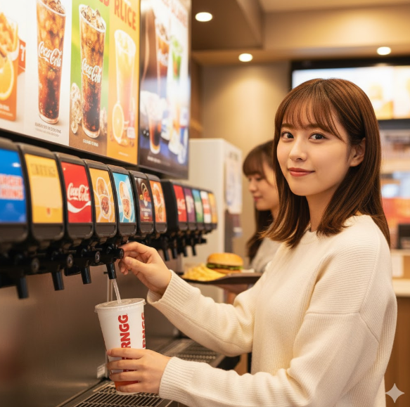 バーガー キング セットドリンク 種類