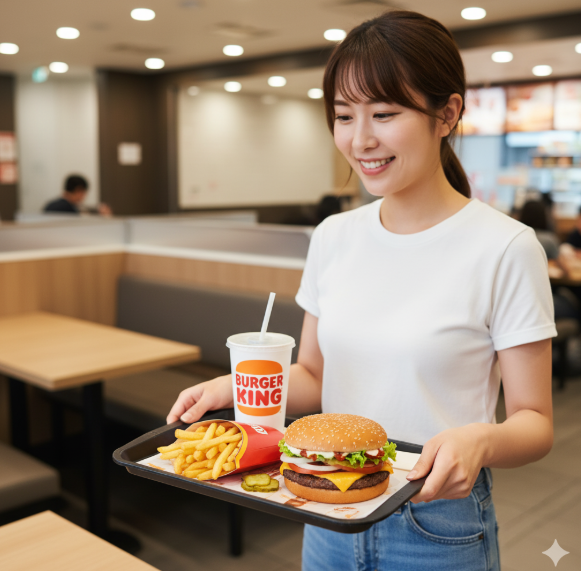 バーガーキング 肉の裏 ブツブツ