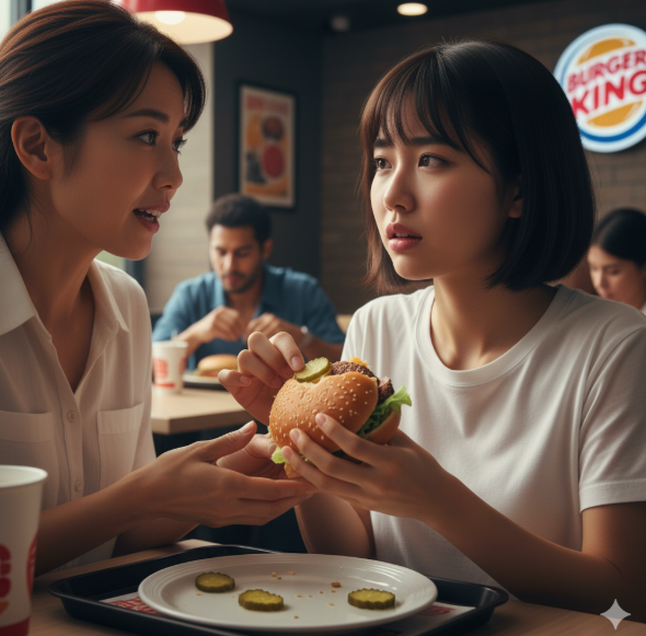 バーガー キング ピクルス 抜き