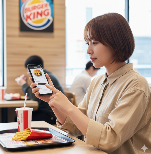 バーガーキングのピクルス抜きはモバイルオーダー可能