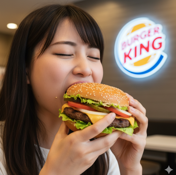 バーガーキング 肉の裏 ブツブツ