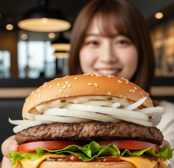 バーガーキングの玉ねぎは生ですか？