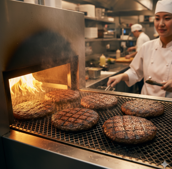 実は炭火焼きじゃない？特製ブロイラーとは