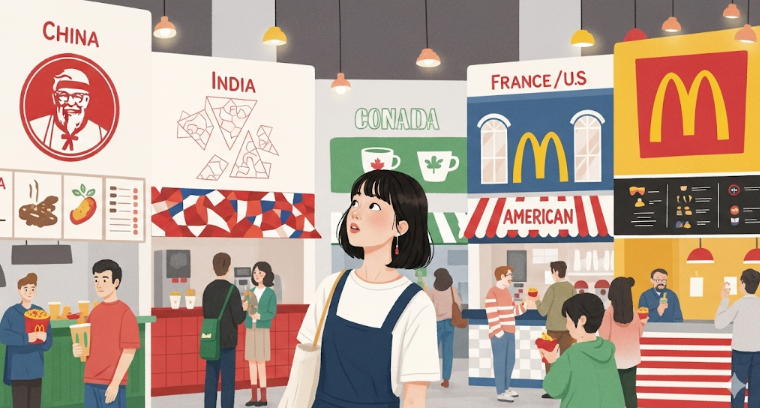 国別ファストフード 店舗数 ランキング 世界比較