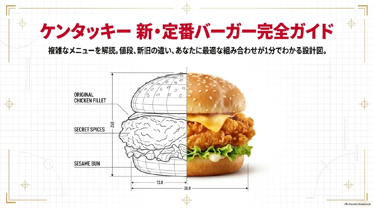 ケンタッキー新・定番バーガー完全ガイド